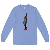 Colony Blue kyrie irving pointing up Long Sleeve Tee - tuanDangUi