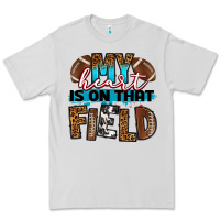 Dove Grey my heart is on that field football Premium Tee - RanaPortraitStore