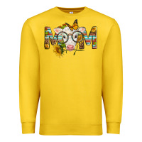Lemon Western Baby Calf Mom With Sunflower Premium Sweatshirt - LillyAllenDesigns