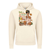Vintage Artic Just a girl who loves Fall afro woman Vintage Hoodie - NancyCooperArtShop