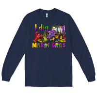 Navy i dig mardi gras Long Sleeve Tee - CowGirlArtShop