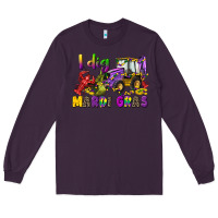 Plum i dig mardi gras Long Sleeve Tee - CowGirlArtShop