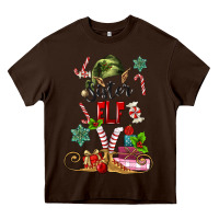 Chocolate Brown sister elf Heavy Core Tee - MaliasSmallBusiness