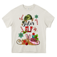 Cream sister elf Heavy Core Tee - MaliasSmallBusiness