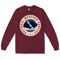 Burgundy national weather service nws Long Sleeve Tee - tuanDangUi