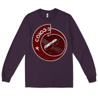 Plum soyuz 3 space program Long Sleeve Tee - tuanDangUi
