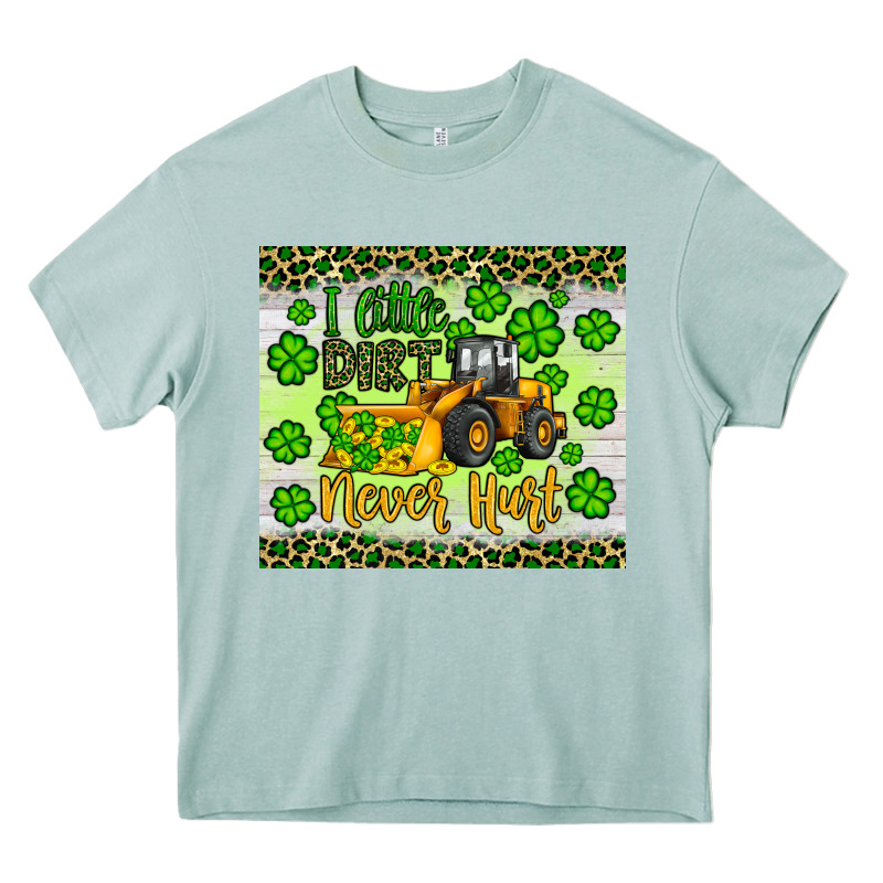 A Little Dirt Never Hurt St Patrick S Bulldozer Heavy Core Tee by JahusDesignShop | Teevron