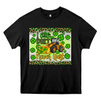 Black a little dirt never hurt st patrick s bulldozer Heavy Core Tee - JahusDesignShop