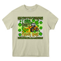 Mossy a little dirt never hurt st patrick s bulldozer Heavy Core Tee - JahusDesignShop