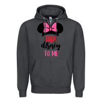 Smoke Minnie Mouse Zipper Hoodie - CowhideDigitalArt