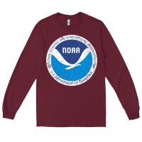Burgundy noaa vintage design Long Sleeve Tee - tuanDangUi