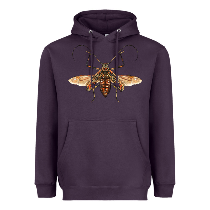 Acrocinus Beetle With Wings Heavyweight Hoodie by LillyAllenDesigns | Teevron