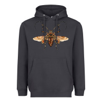 Smoke acrocinus beetle with wings Heavyweight Hoodie - LillyAllenDesigns