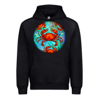 Black crab Urban Hoodie - BarkalooDesign