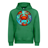 Emerald crab Urban Hoodie - BarkalooDesign