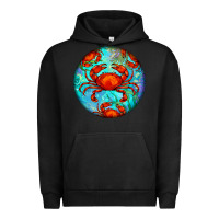 Pigment Black crab Urban Hoodie - BarkalooDesign