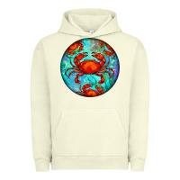 Pigment Pistachio crab Urban Hoodie - BarkalooDesign