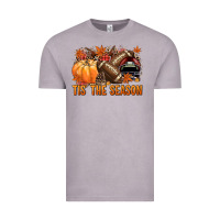 Vintage Zinc Tis' the season Football and maroon helmet Vintage Tee - NancyCooperArtShop
