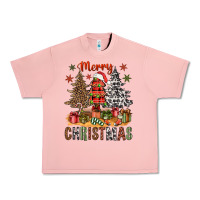Salmon Merry Christmas with western trees Urban Heavy Tee - NancyCooperArtShop