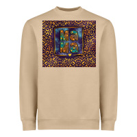 Mushroom Leopard mama Heavyweight Sweatshirt - FaDigitalArtStudio