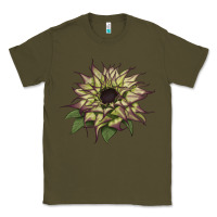 Army Green sun   fill purple sunflower Classic Tee - LillyAllenDesigns