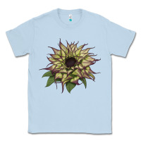 Dusty Blue sun   fill purple sunflower Classic Tee - LillyAllenDesigns