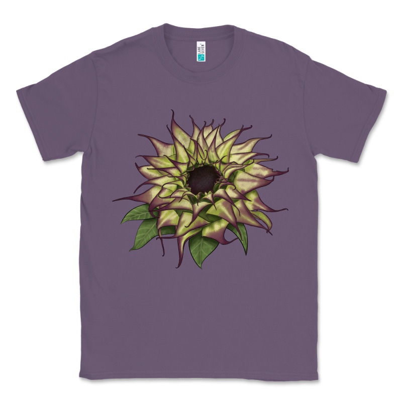Sun   Fill Purple Sunflower Classic Tee by LillyAllenDesigns | Teevron