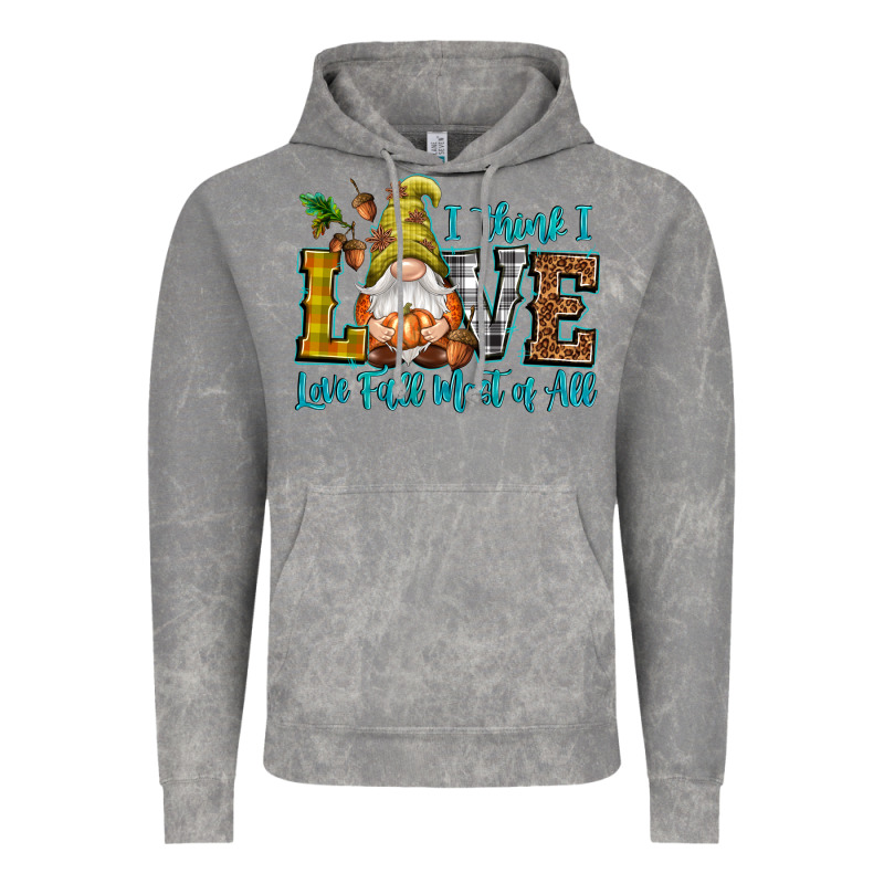I Think I Love Fall Most Of All Vintage Hoodie by NancyCooperArtShop | Teevron
