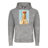 Cloud Rock our lady of fatima Vintage Hoodie - tuanDangUi