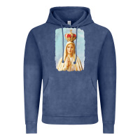 Vintage Denim our lady of fatima Vintage Hoodie - tuanDangUi