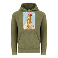 Vintage Olive our lady of fatima Vintage Hoodie - tuanDangUi