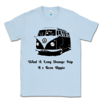 Dusty Blue What A Long Strange Trip It s Been Hippie Classic Tee - Bettercallsaul