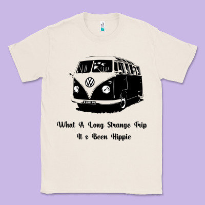 What A Long Strange Trip It S Been Hippie Classic Tee Designed By Bettercallsaul