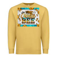 Antique Gold queen bee Premium Sweatshirt - LillyAllenDesigns