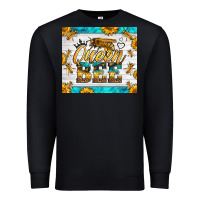 Black queen bee Premium Sweatshirt - LillyAllenDesigns