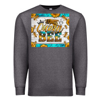 Charcoal Heather queen bee Premium Sweatshirt - LillyAllenDesigns