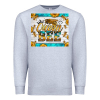 Heather Grey queen bee Premium Sweatshirt - LillyAllenDesigns