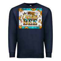 Navy queen bee Premium Sweatshirt - LillyAllenDesigns