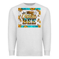 Oatmeal Heather queen bee Premium Sweatshirt - LillyAllenDesigns