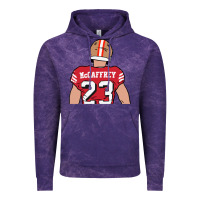 Cloud Purple christian mccaffrey back to Vintage Hoodie - tuanDangUi