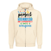 Sandshell Not everyone is perfect. There is always an imperf Zipper Hoodie - CowhideDigitalArt