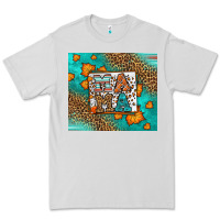 Dove Grey Fall Autumn Leopard Serape Mama Premium Tee - LillyAllenDesigns