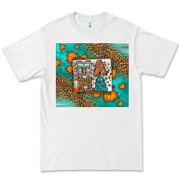 White Fall Autumn Leopard Serape Mama Premium Tee - LillyAllenDesigns