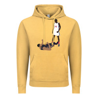 Vintage Mustard sekou doumbouya over tristan thompson Vintage Hoodie - tuanDangUi