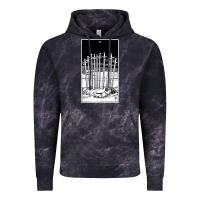 Cloud Black ten of swords   x of swords   tarot card   major arcana   fortune tell Vintage Hoodie - tuanDangUi