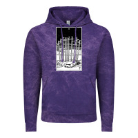 Cloud Purple ten of swords   x of swords   tarot card   major arcana   fortune tell Vintage Hoodie - tuanDangUi