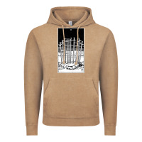 Vintage Coffee ten of swords   x of swords   tarot card   major arcana   fortune tell Vintage Hoodie - tuanDangUi