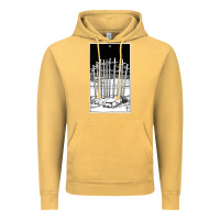 Vintage Mustard ten of swords   x of swords   tarot card   major arcana   fortune tell Vintage Hoodie - tuanDangUi