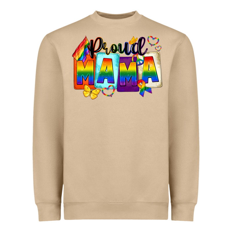 Proud Mama Mother's Day Heavyweight Sweatshirt by FaDigitalArtStudio | Teevron
