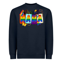 Navy Proud mama Mother's Day Heavyweight Sweatshirt - FaDigitalArtStudio